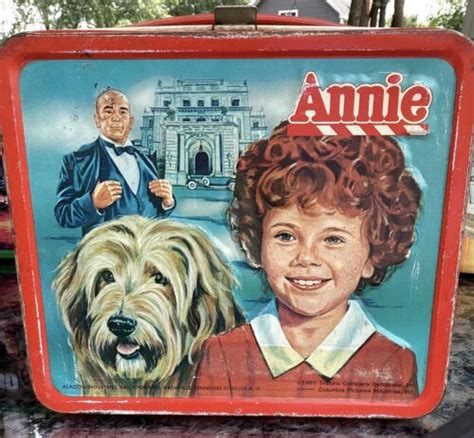 Little Orphan Annie Vintage Metal Lunchbox by Aladdin 1981 USA